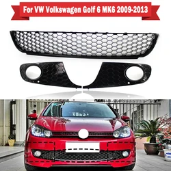 Honeycomb Mesh Car Front Bumper Lower Fog Light Vent Grille Cover Case For VW Volkswagen Golf 6 MK6 2009-2013 Radiator Grille