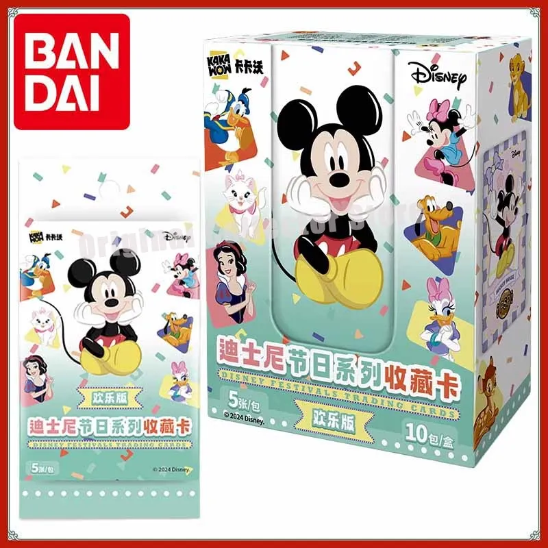 

Original Bandai Kakawow Trading Cards Official Brand New Disney Happy Edition Festival Series Authentic Favorite Card Pack