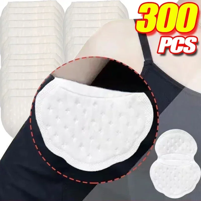 

10/300PCS Underarm Sweat Pads Absorb Liners Underarm Gasket From Sweat Armpit Stickers Anti Armpits Pads for Clothes Deodorant