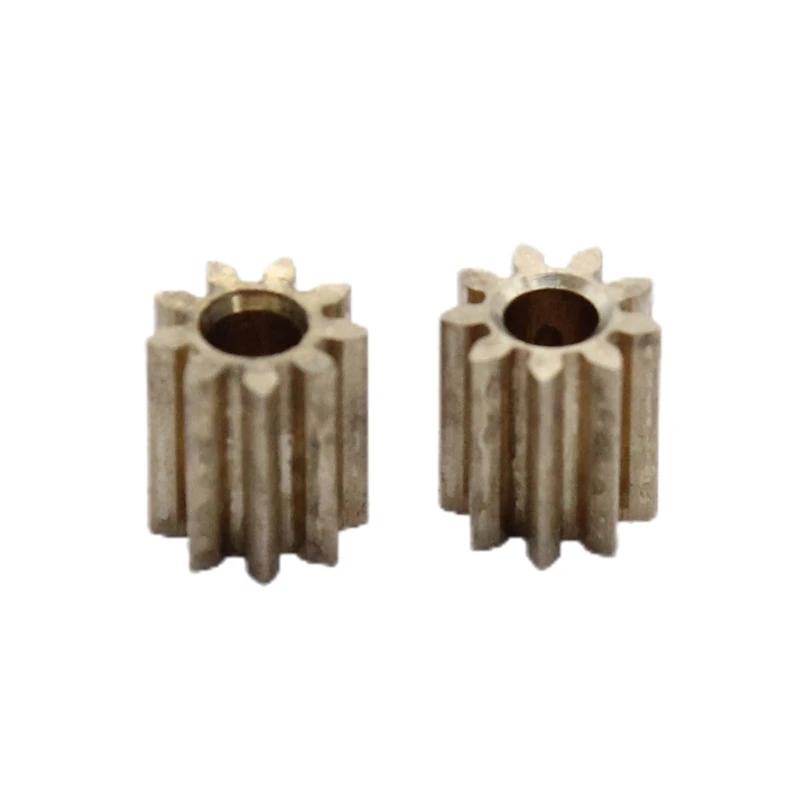 9 Teeth Brass Gear Motor Motor Replacement Accessories Pack of 2 Automotive Brushless Brush Motor Gear Drop shipping