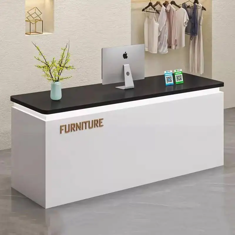 Design decoração mesas de exibição recepção luxo acessórios moderno bancone bar profissional móveis comerciais