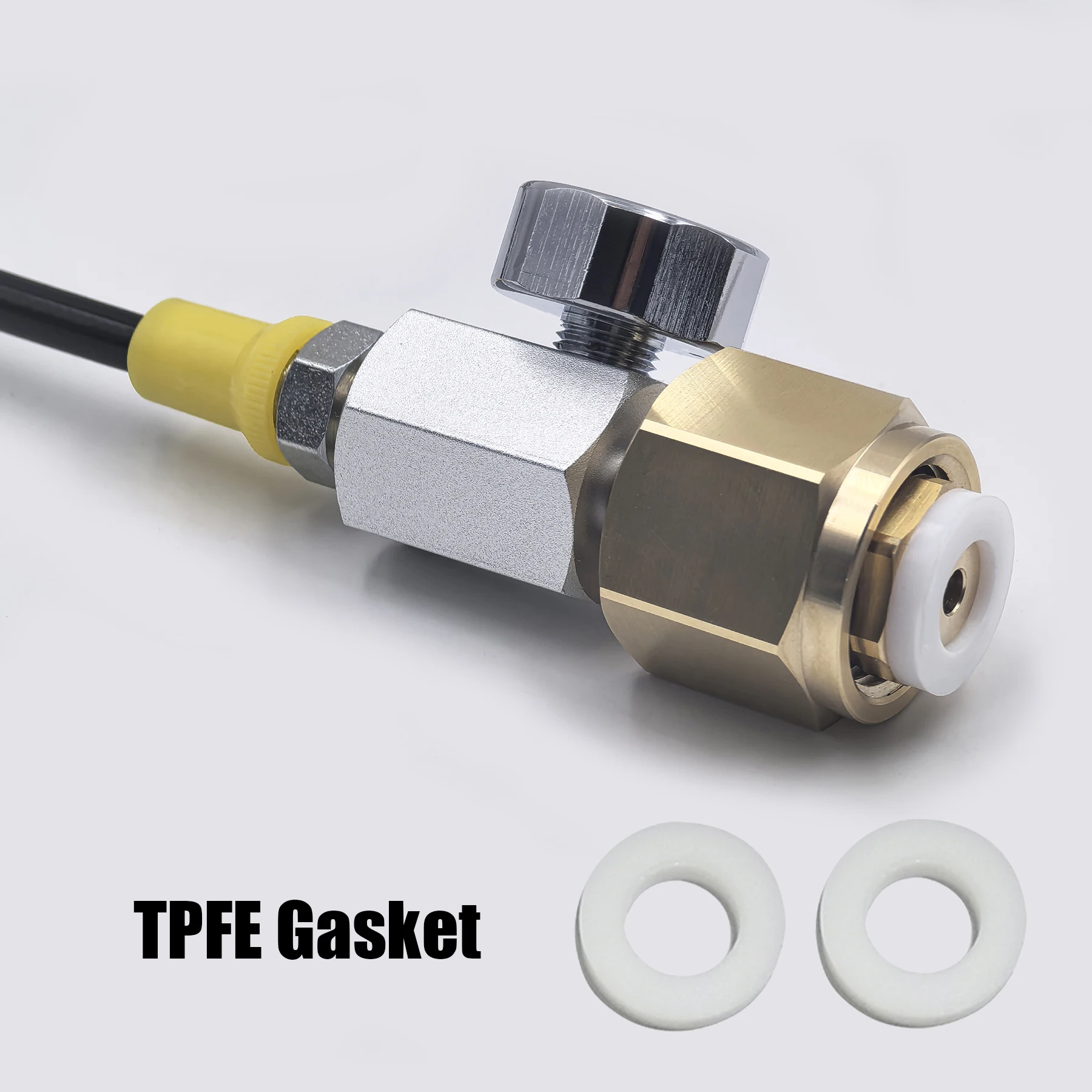 Kit adaptador llenado tanque CO2 máquina agua soda desconexión rápida
