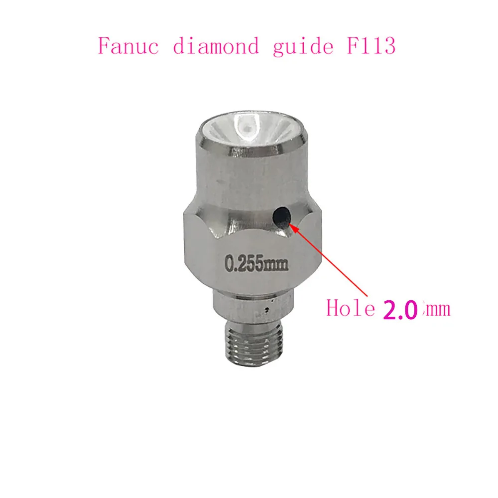 EDM Fanuc Diamond Lower Wire Guide F113A Hole 2.0mm Code A290-8081-X715 for Low Speed Machine