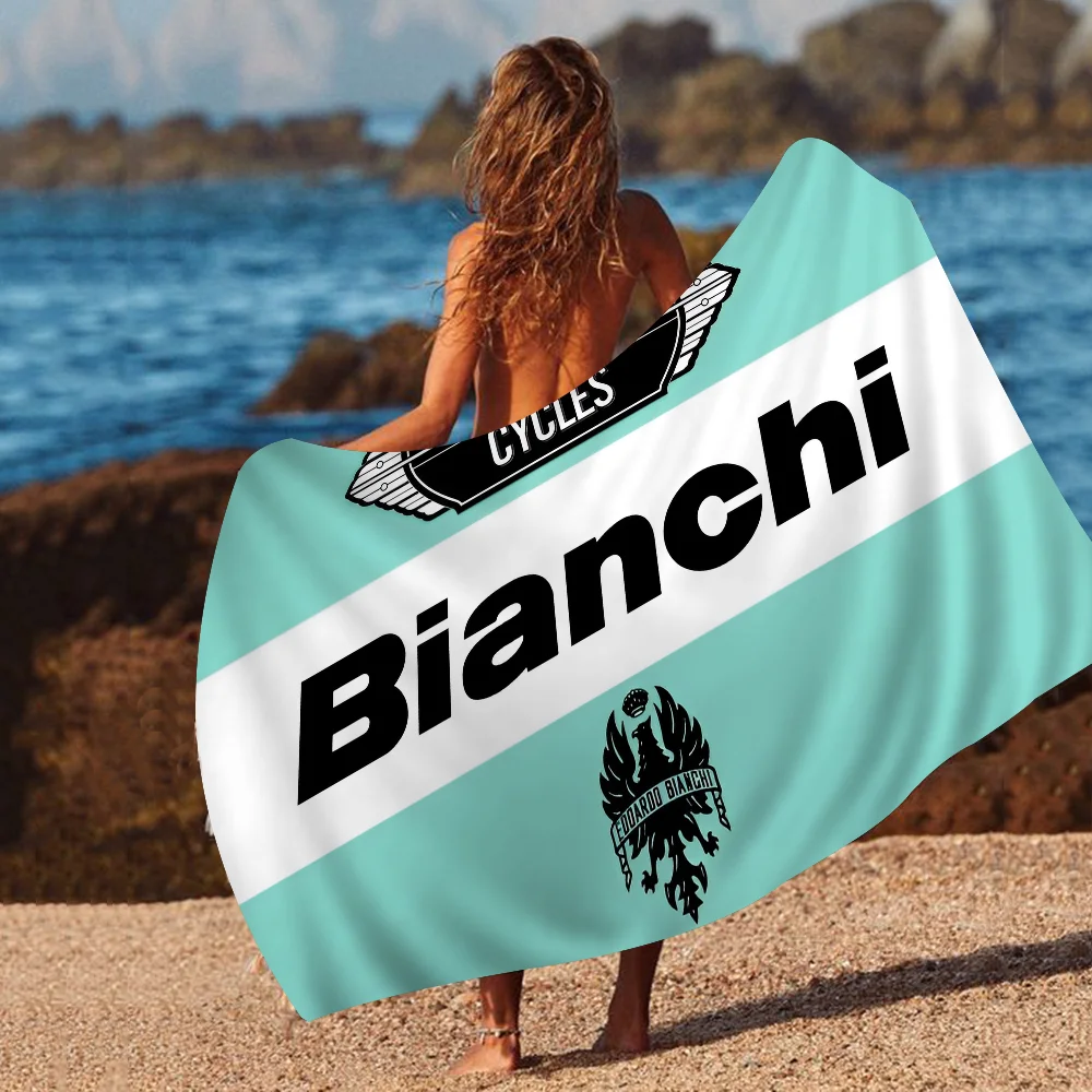 Bianchi Towel Microfiber Beach Towel Absorbent Quick dry Soft Yoga Swimming Resort Mountain Climbing Towel