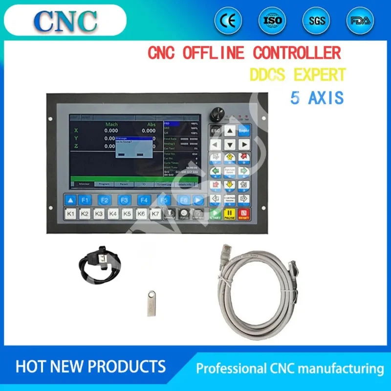 DDCS-EXPERT 3/4/5 Axis CNC Standalone Offline Support Close-loop Stepper/ATC Controller Replace DDCSV3.1