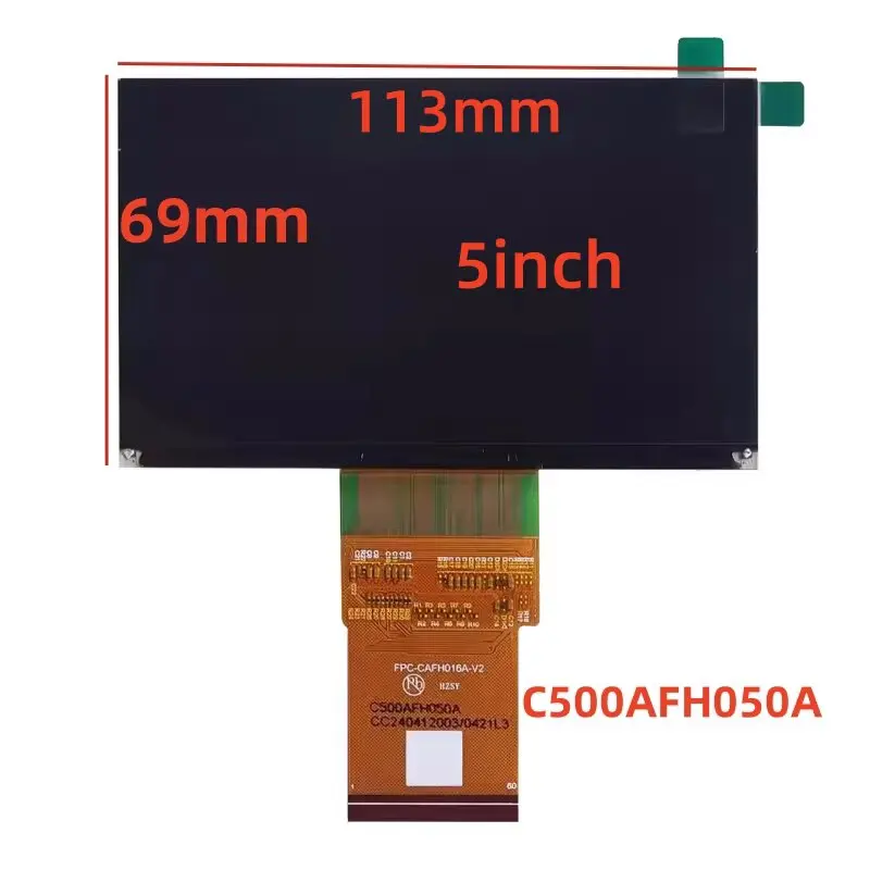 

New 5inch for fpc-cafh016a-v2 c500afh050a projector opaque lcd display