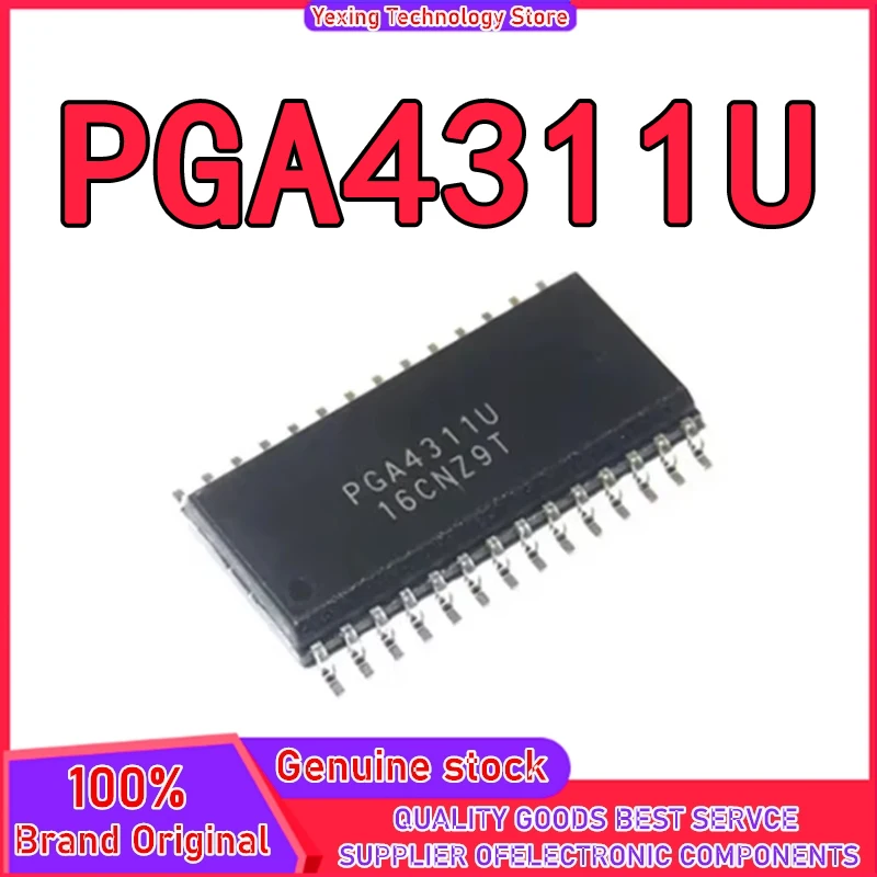 PGA4311U PGA4311 SOP28 baru asli 4 CHANNEL AUDIO kontrol VOLUME