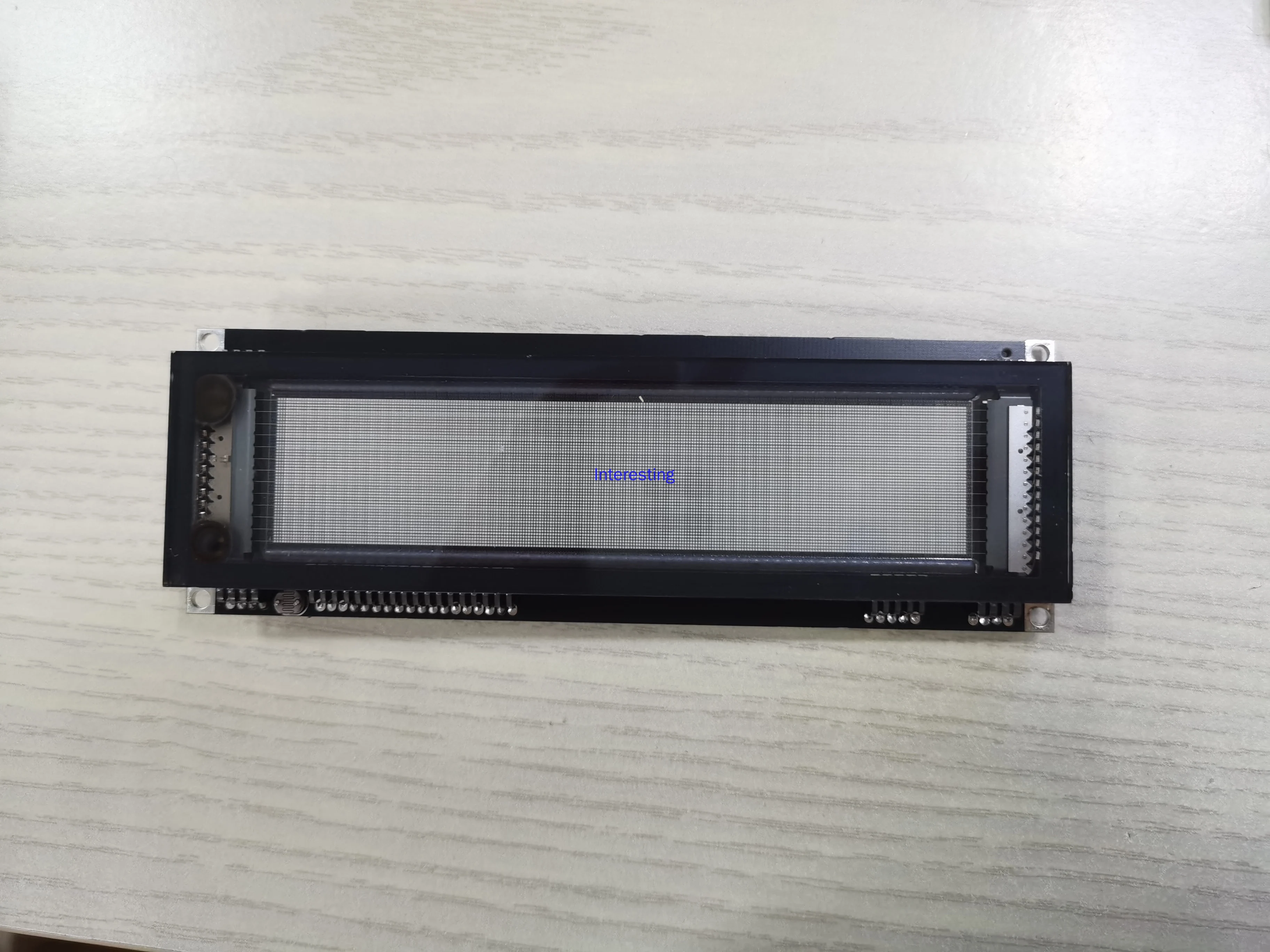 VFD Fluorescent Display 6.1 Inches VFD256x50 GP1287 Fluorescent Graphic Dot Matrix Display Module