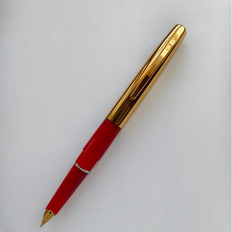 

SWAN Nostalgic Era Design Made in Japan Pocket Fountain Pen Iridium Gold F 0.5mm Nib Red Blue Colors Ink Pens Office Supplies