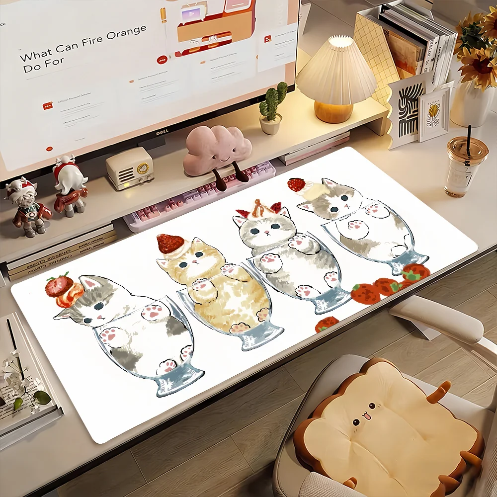 Cartoon M-Mofusand-S Mouse Pad Computer Laptop Rubber Non-slip Mouse Mat Mousepad Gamers Decoracion Desk Mat