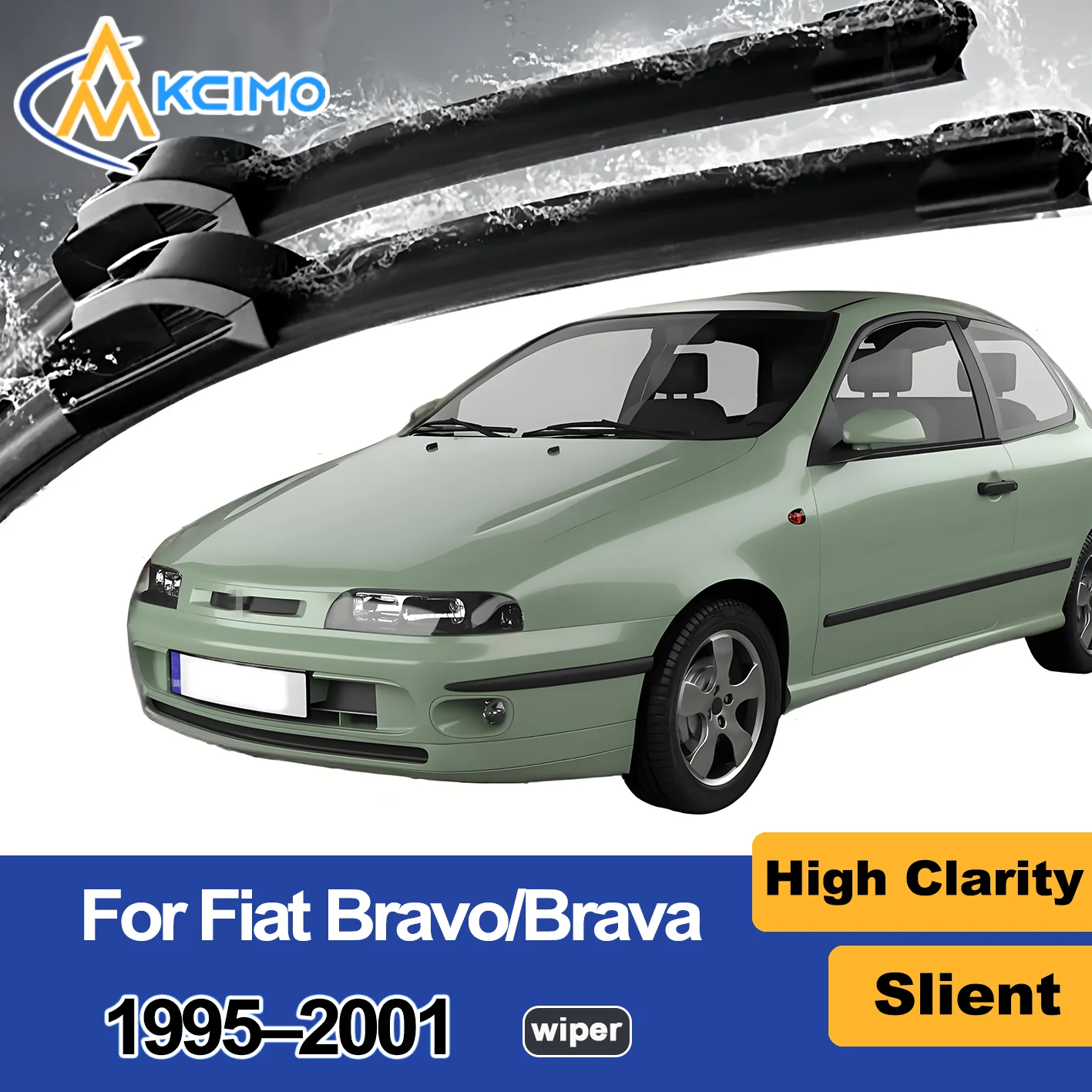 

2PCS New Front Windshield Wiper Blade for Fiat Bravo/Brava 131 1995-2001 Front Windshield Auto Wipers Blade Accessories 2001