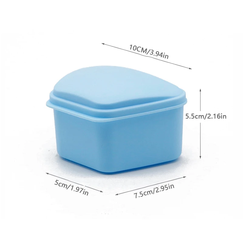 1Pcs Tooth Retainer Tooth Box Braces Container Mouthguard Guard Denture Storage Case Clean Organizer Case