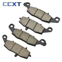 Motorcycle Front Left & Right Brake Pads For Kawasaki ZRX400 ER6F ER6N KLE650 Versys 2007-2013 Z750 1996-2013 GPZ1100 1995-1998