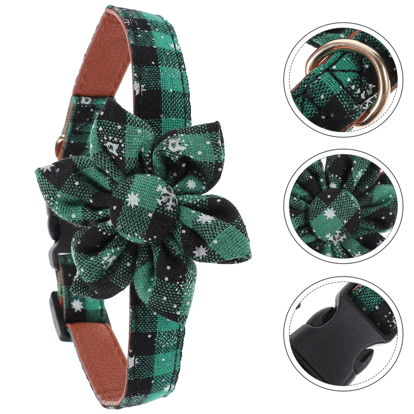 

Durable Adjustable Cat Collar Christmas Adorable Style Pet Accessory Breathable Comfortable Wear Small Puppies Kitten Decorative