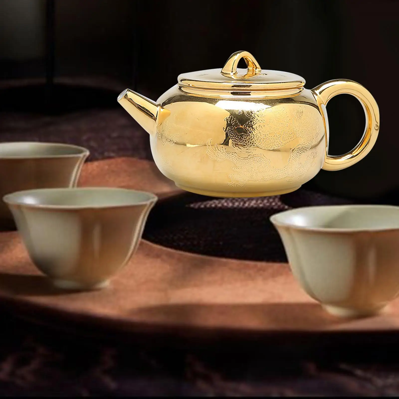 غلاية شاي متعددة الاستخدامات إبريق شاي كونغ فو إبريق شاي فخار لغرفة قوية نزهة مطعم فندق