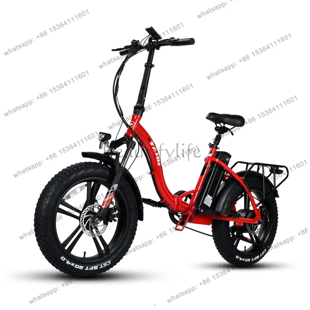 Electric bicycle folding small 20-inch transportation driving aluminum alloy battery car 7-speed