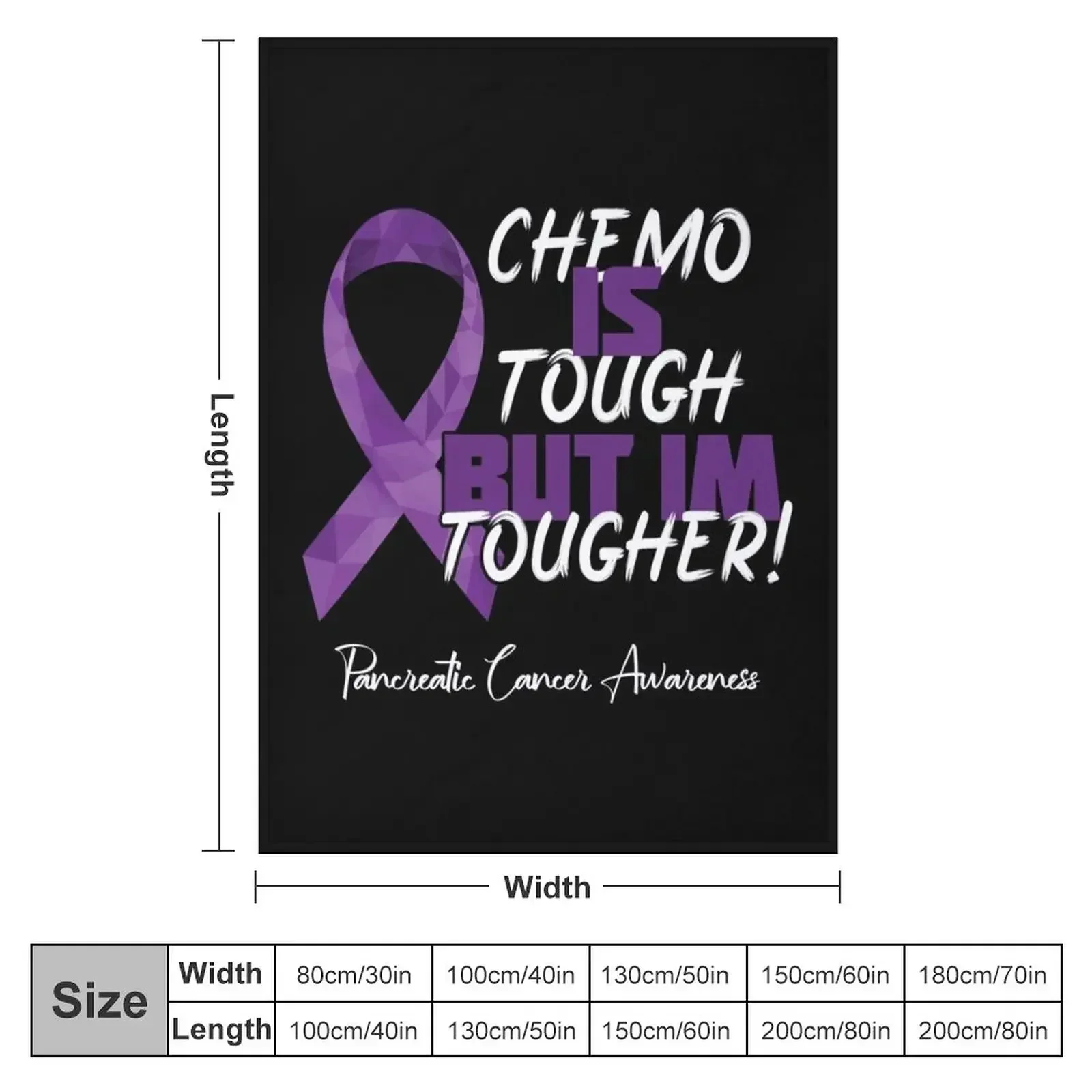Chemo Is Tough But Im Tougher Throw Blanket christmas gifts Luxury St Hairys blankets ands Furrys Bed linens Blankets