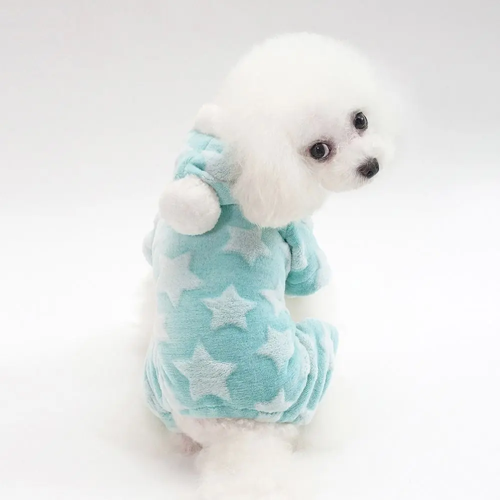 Pet Cat Coat Jackets Dog Clothes Puppy Cats Autumn Winter Warm Fleece Hooded Chihuahua Yorkie Jumpsuits Clothes