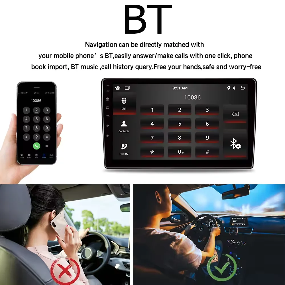 2din 9 Inch Touchscreen Autoradio 10 Inch Dubbele Din Auto Android Dvd-Speler