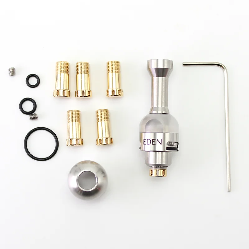 SXK Phong Cách LYNK Eden RBA Vapeshell Cầu Xe Tăng Cho BB Mod Đồng Phôi Hộp 1.2Mm/2Mm/2.5Mm/3Mm/3.5Mm/4Mm Không Chân Vs MOBB V2 RBA