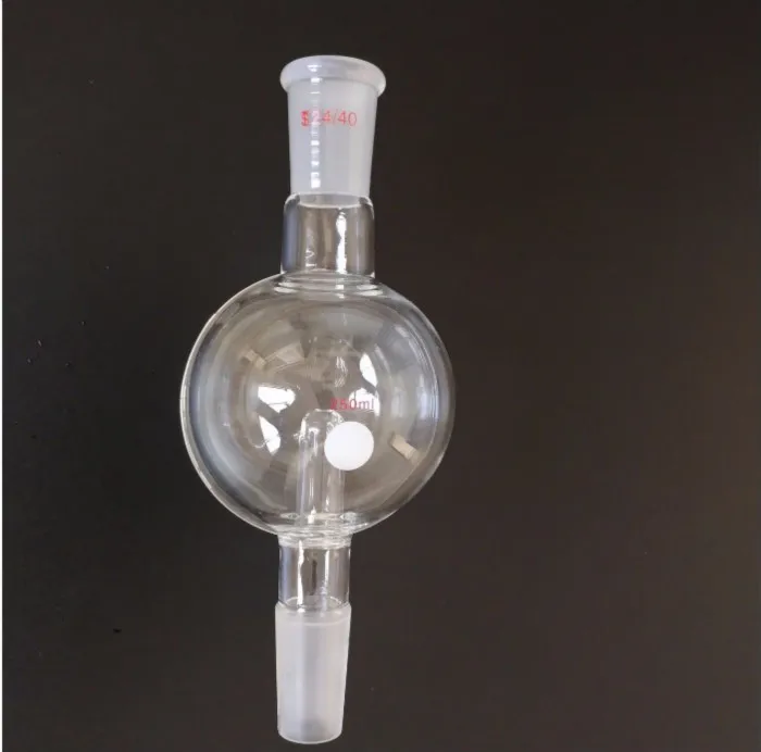 Rotary evaporator accessories, straight anti splash ball, 250ml / 24 / 40 to 24 / 40 buffer ball, explosion-proof ball