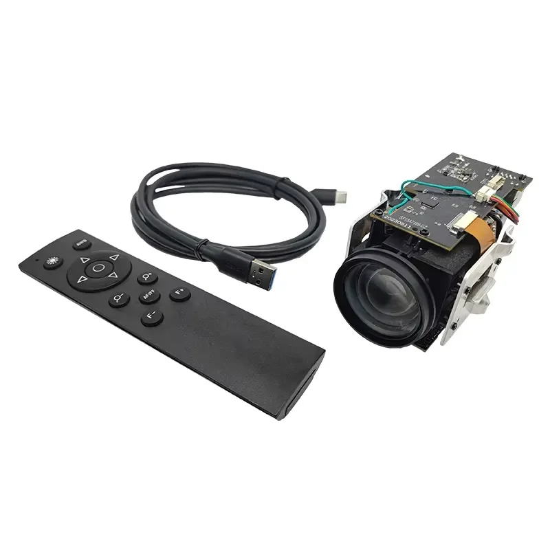 BOLRZO 8MP IMX415 CMOS USB Webcam 10x Zoom Webcam Module - Compatible with WIFI USB Multiple Outputs