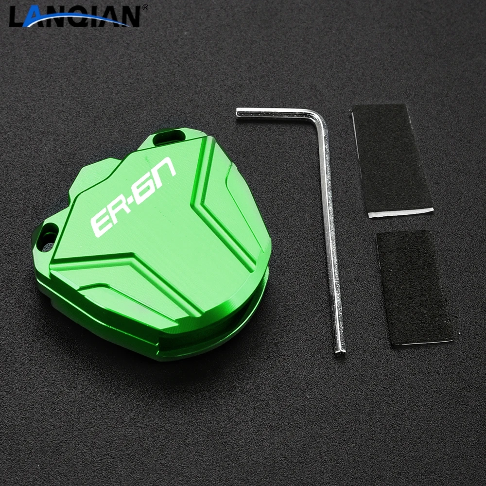 

Motorcycle Accessories For Kawasaki ER6N ER-6N ER 6N 2009-2017 2009 2010 2011 2012 2013 2014 2015 2016 2017 CNC Key Case Cover