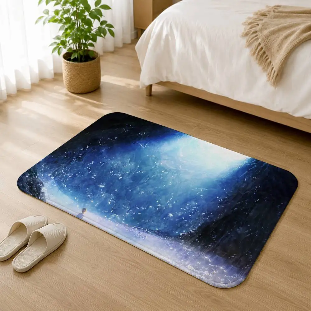 LOVE K-Kit and L-Lili Anti‑Slip Floor Mat Short Plush Rug mat Soft Comfortable Machine Washable Home Decor