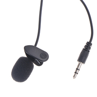 3.5mm Mini Studio Voice Microphone Clip For PC Desktop Notebook 1.5M Brand New And High Quality Plug And Play