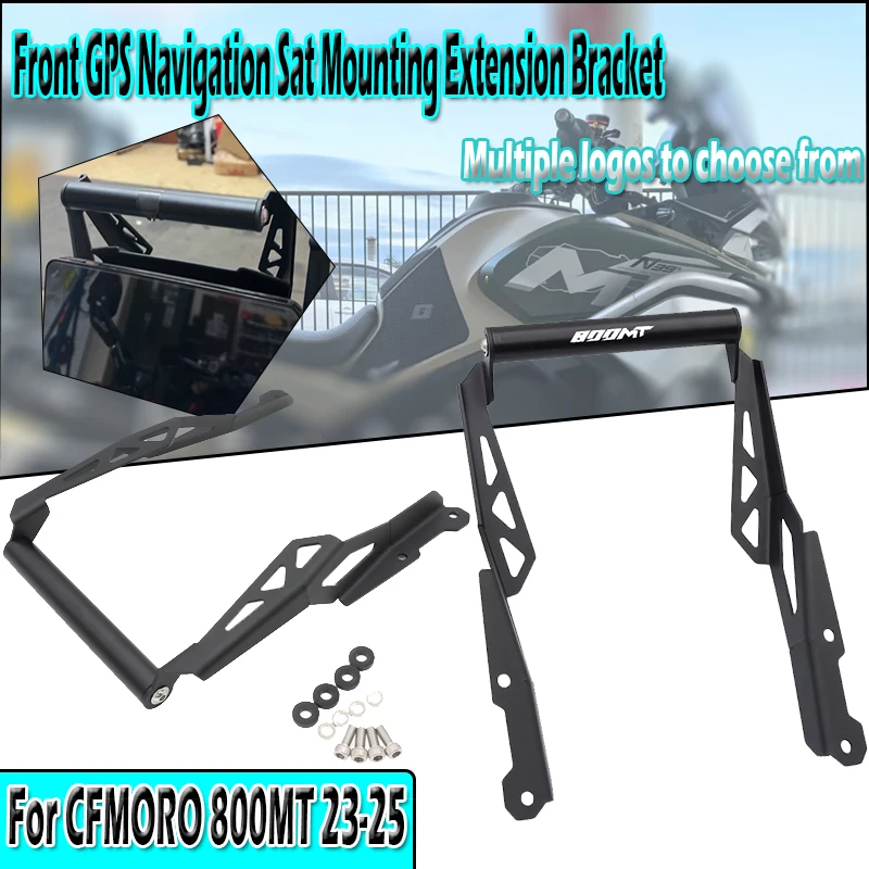 

NEW Motorcycle Front Wireless charging Mobile Phone Navigation Bracket GPS Mount For CFMOTO 800MT 800mt 800 MT 2023 2024 2025