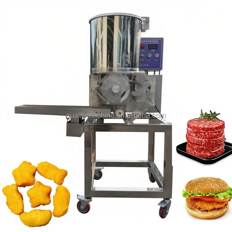 Automatic Hamburger Patty Forming Making Machine Chicken Nugget Patty Forming Making Machine