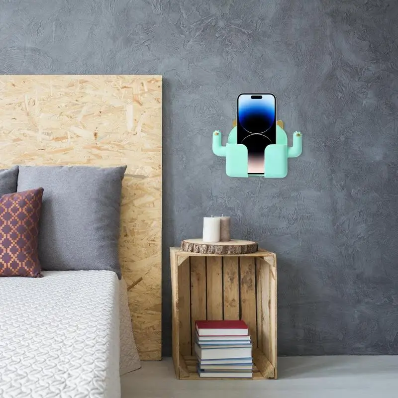 ที่วางโทรศัพท์แบบมีกาวในตัวอุปกรณ์ยึดโทรศัพท์สำหรับห้องน้ำห้องน้ำห้องครัวแบบไม่ต้องเจาะติดผนัง