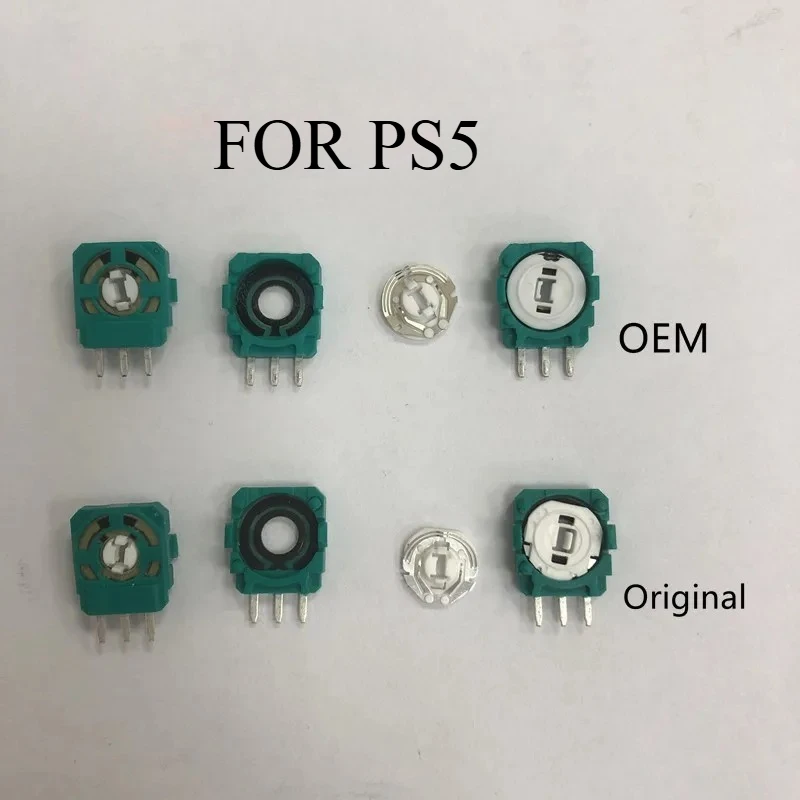 

200 шт. оригинальный или OEM потенциометр 2K3 для игрового контроллера PS5, 3D аналоговая кнопка датчика, часть света, микро-мини-переключатель, ось