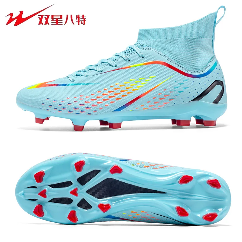 

Высокие детские футбольные бутсы с длинными шипами для мальчиков и девочек, для соревнований и тренировок учащихся начальной и средней школы