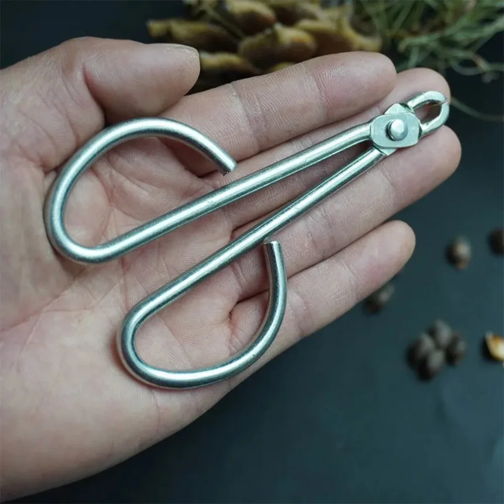 1PC Stainless Steel Pine Nut Opener Labor-Saving Pine Nut Shell Cracker Plier Portable Nut Shell Remover Tool Household Kitchen Nut Cracking Gadget