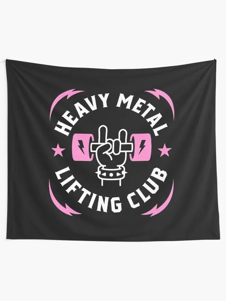 Heavy Metal Lifting Club (Pink) Tapestry House Decor Home Decoration Accessories Tapestry