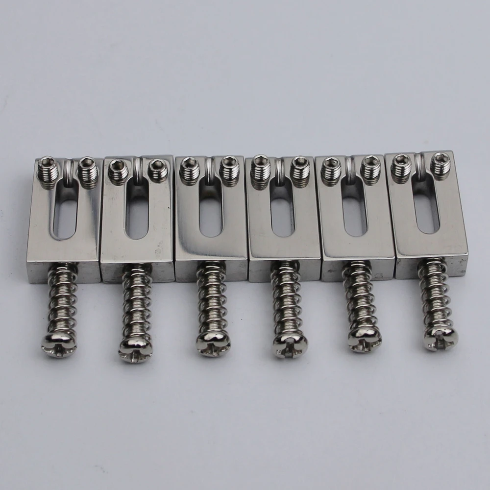 New 10.5MM Stainless Steel Modern Guitar Tremolo Bridge Saddles For Stratocaster  ST Electric Guitar