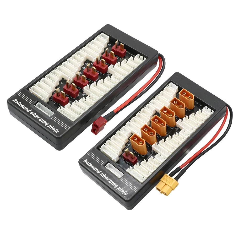 Rc 2-6S 2-8S T / XT60 / XT90 / XT30 /JST Lipo Battery Parallel Charging Board for Imax B6 B6AC B8 Quick Charge For Rc Models