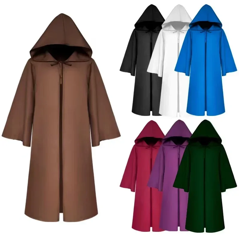 

Halloween Cosplay Death Medieval Long-sleeved Adult Cloak