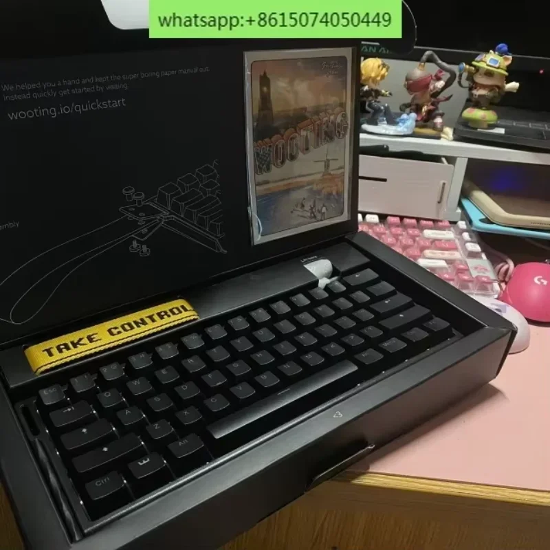 WOOTING العلامة التجارية الجديدة 60HE + لوحة مفاتيح ذات محور مغناطيسي ZywOo لوحة مفاتيح 61 مفتاحًا #5