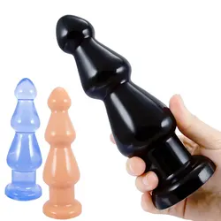 Huge Butt Plug Soft Dildo With Suction Cup Female Masturbator G-Spot Clit Massager Vaginal Stimulator Anal Plug Erotic Sex Toys