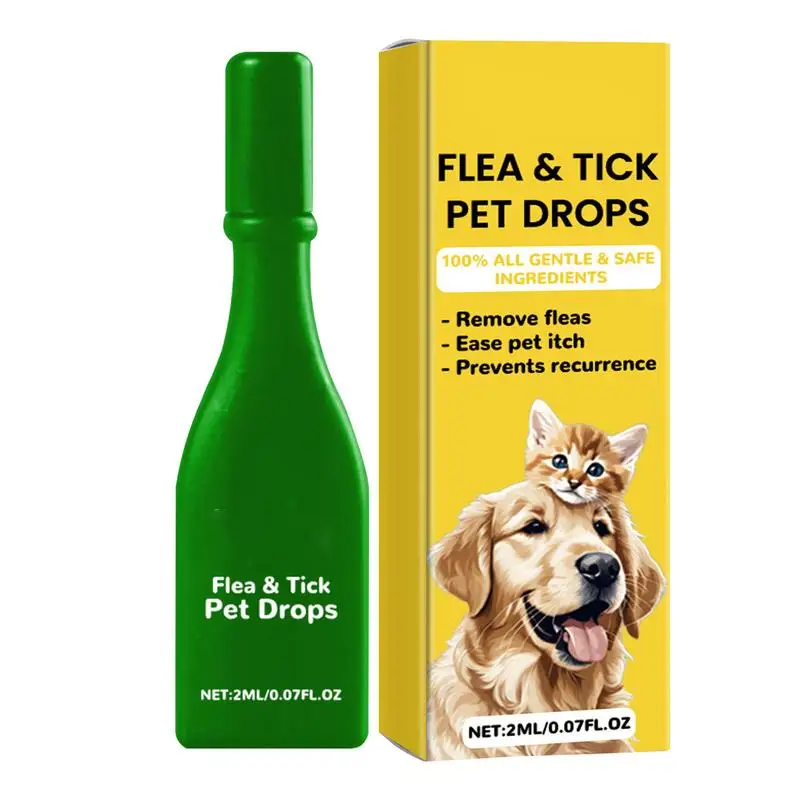 Pet Skin Care Spray Hair Regrowth Itching Relief Anti Tick Mite Infect Cat Allergy Treatments Smoothing Dog Anti Flea Drops 2m