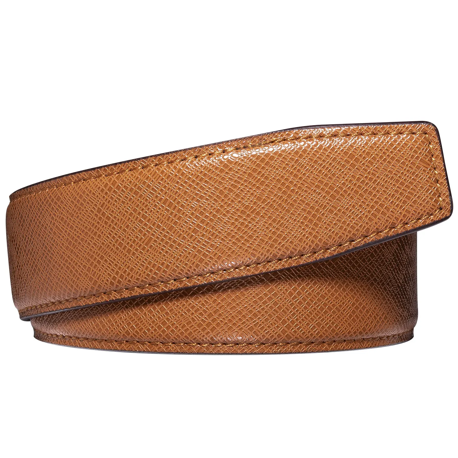 3.5cm High Quality Cowskin Genuine Leather Belt without Buckle Men\'s Formal Automatic Leather Replacement belts Green Blue White