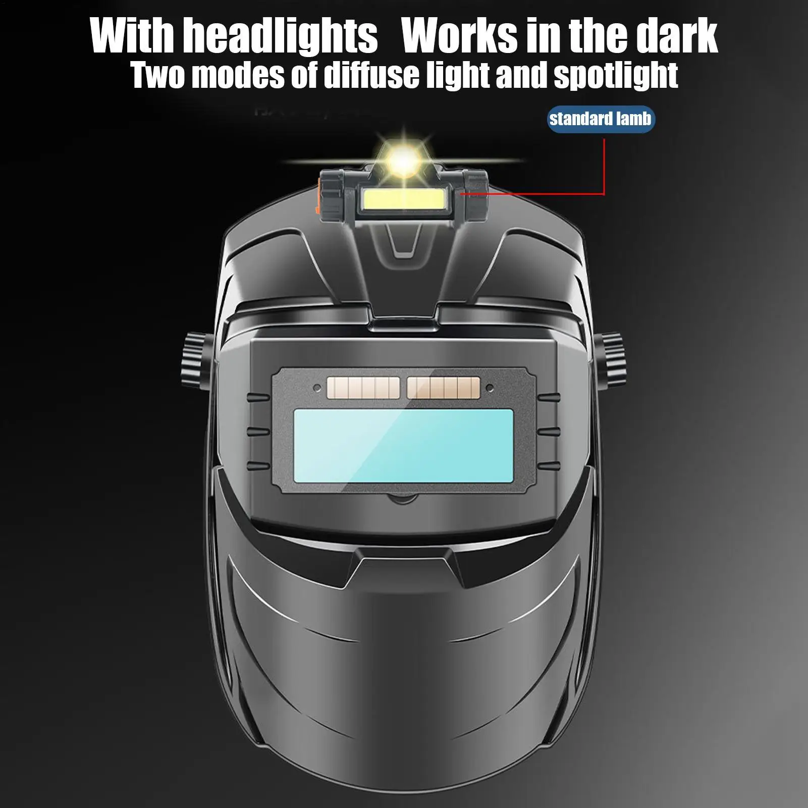 Welding Hood Anti-Glare Welding Face Shield Wide Shade Anti-Fog Face Protector Adjustable Headgear For Construction Auto Repair