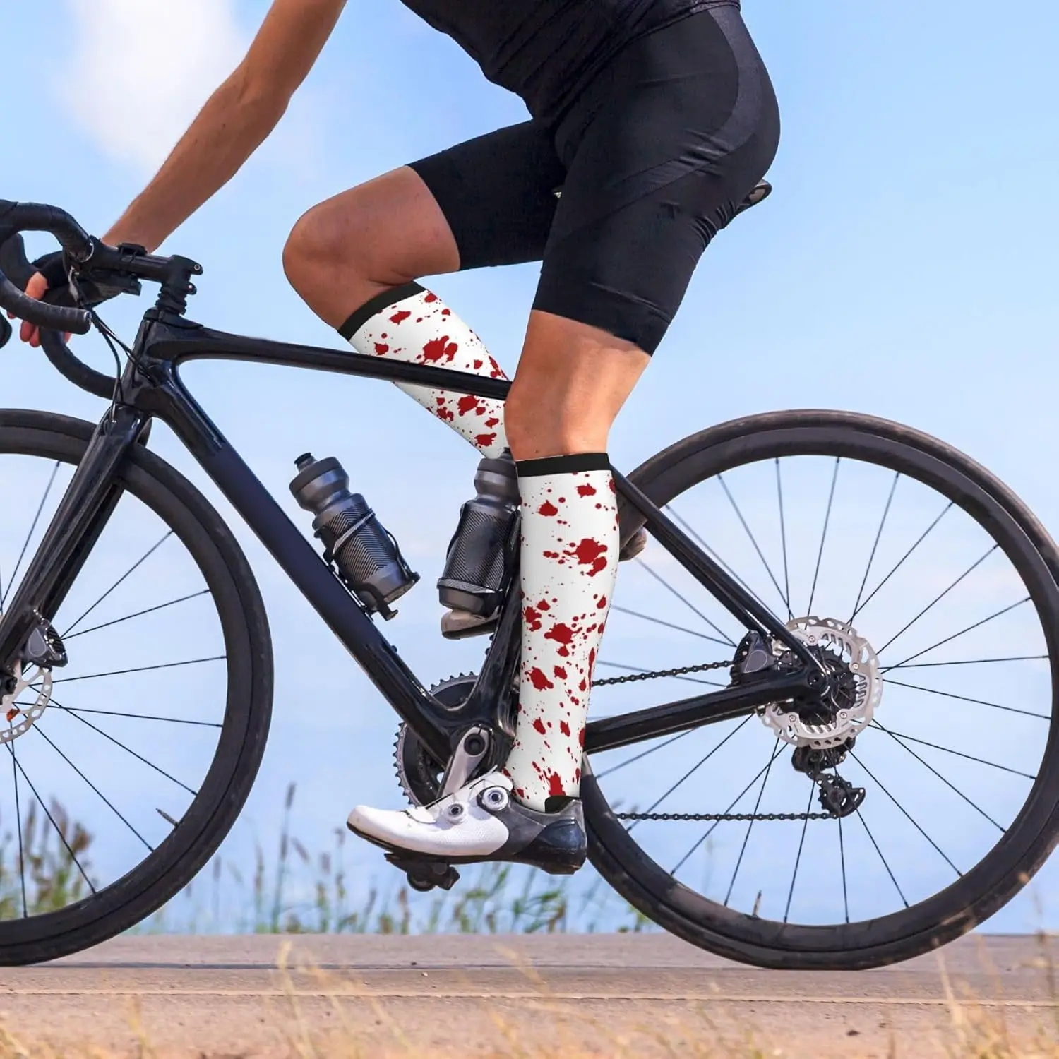 ถุงเท้ารัดกล้ามเนื้อ ถุงเท้ารัดน่อง ถุงเท้ารัดเข่า ถุงเท้าแบบใหม่ สำหรับผู้หญิง ผู้ชาย นักกีฬา วิ่ง เดินป่า พยาบาล