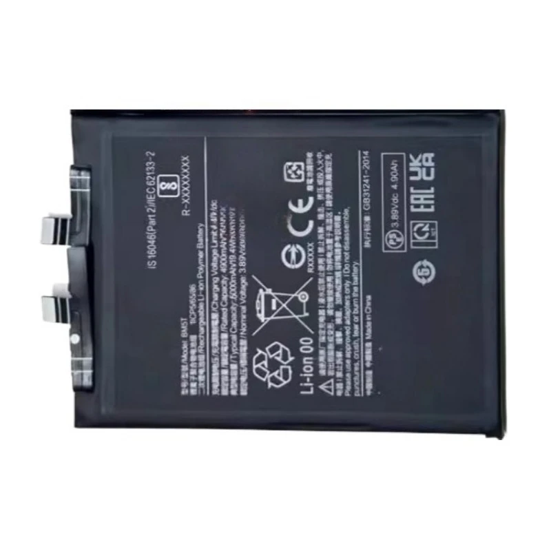 高品質新品 3.89V 4900mAh バッテリー BM5T REDMI NOTE 13 PRO 4G XIAOMI POCO M6 PRO 4G用