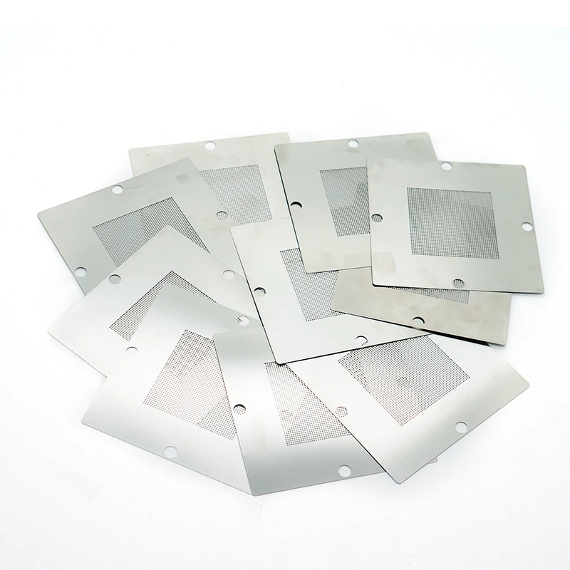 Stencil BGA da 90 mm 10 pz/set Parti di Macchine di Saldatura per Laptop Stazione di Rilavorazione BGA Reballing Universale Kit di Migliore Qualità