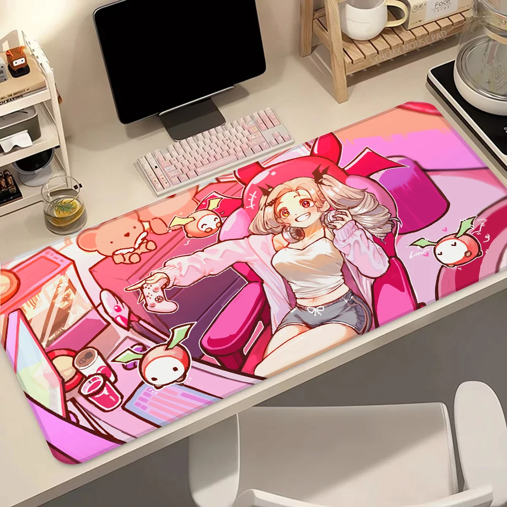 لوحة ماوس أنيمي XXL ملحقات ألعاب لطيفة سجادة لوحة مفاتيح ألعاب حصيرة مكتبية C-Cardcaptor Sakura لوحة ماوس للكمبيوتر المحمول غير قابلة للانزلاق
