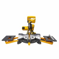 New Compound Miter Saw Multi-function Dust-free Cutting Angle Cutting Woodworking Machinery Sliding Table Saw All-in-one Machine