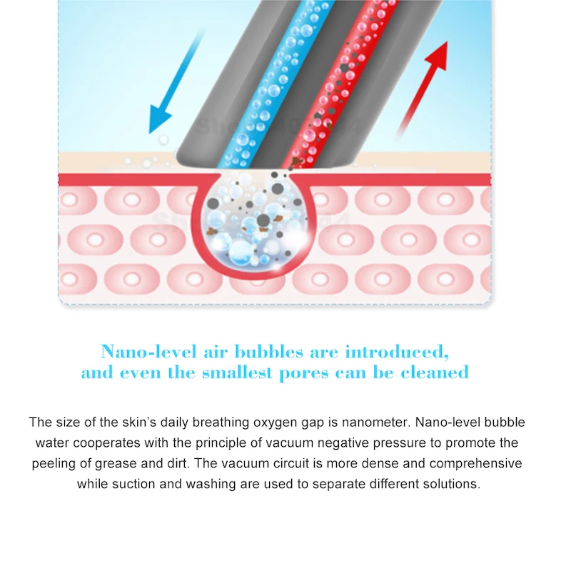 آلة استخلاص الرؤوس السوداء للوجه بالموجات فوق الصوتية، تنظيف المسام المضاد للشيخوخة، آلة إزالة الرؤوس السوداء، الأدوات المنزلية
